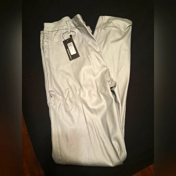 Women Gray Spandex Pants - Picture 2 of 6